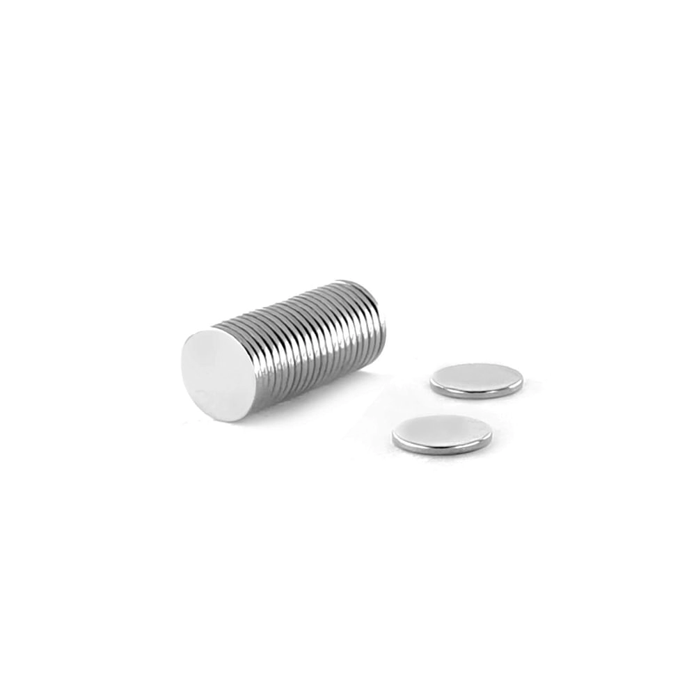 Ímã Neodímio 10x1 Mm N35 100 Unidades