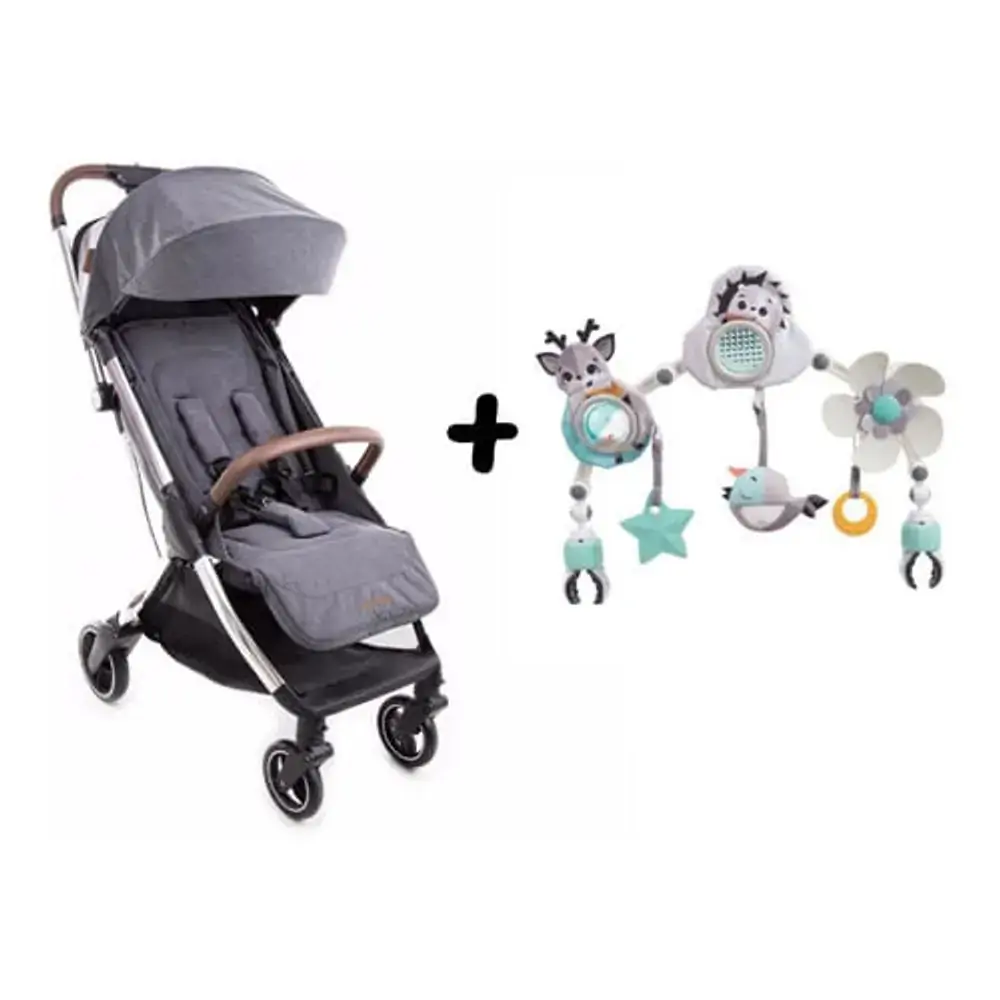 Carrinho de Bebê Eva Luxe Maxi-Cosi Twilic Grey + Arco Sunny Stroll