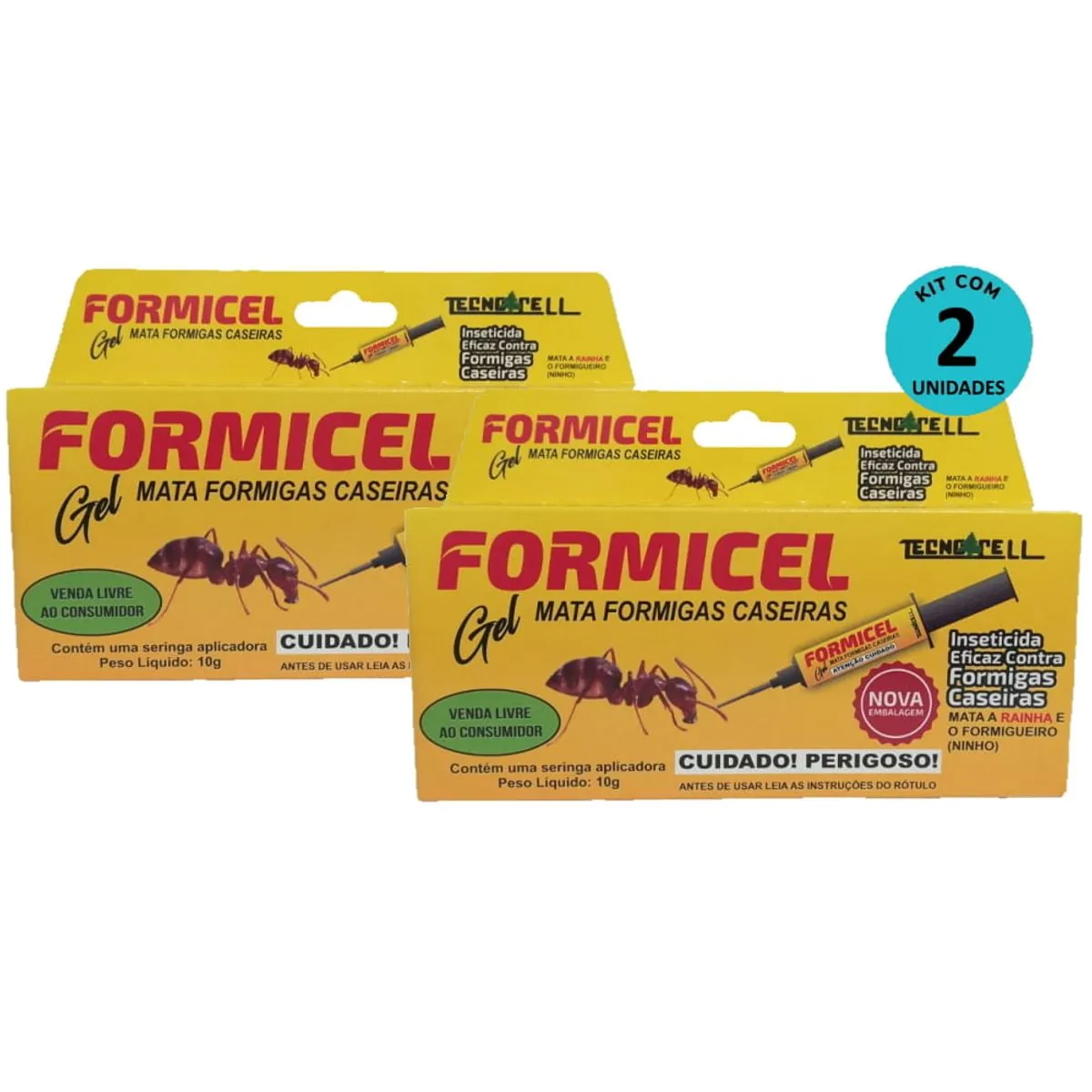 Kit Bisnaga Formicel Tecnocell 10g C/ 2 unidades