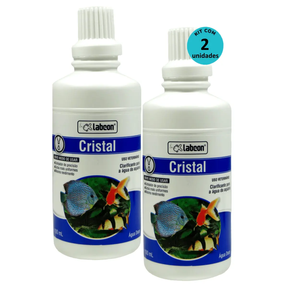 Kit Alcon Labcon Cristal 100ml - com 2 unidades