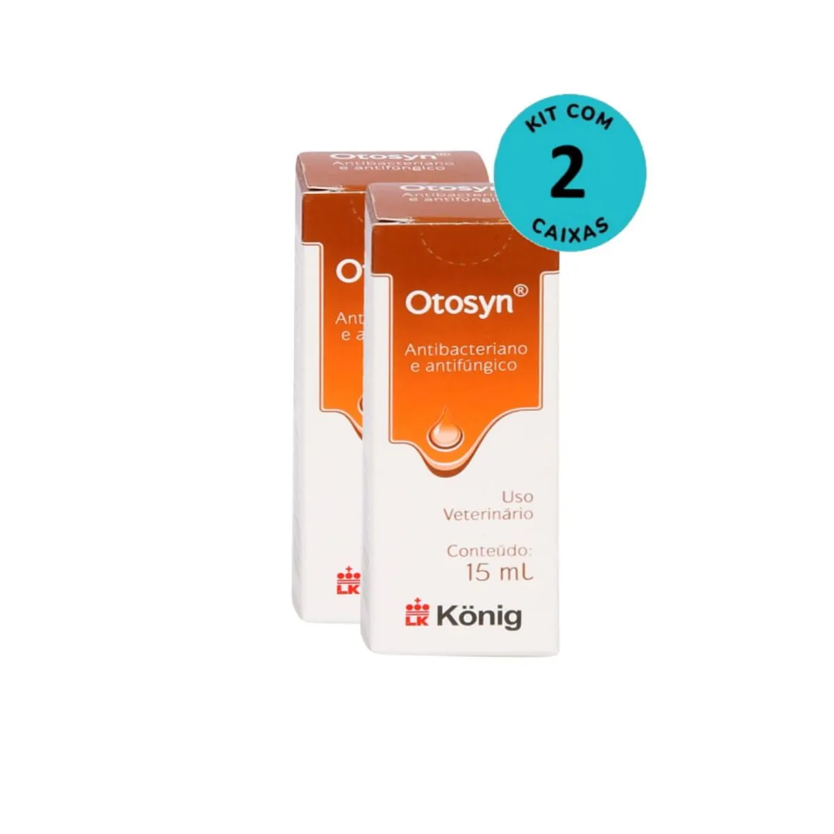 Kit Otosyn 15ml König C 2 unidades