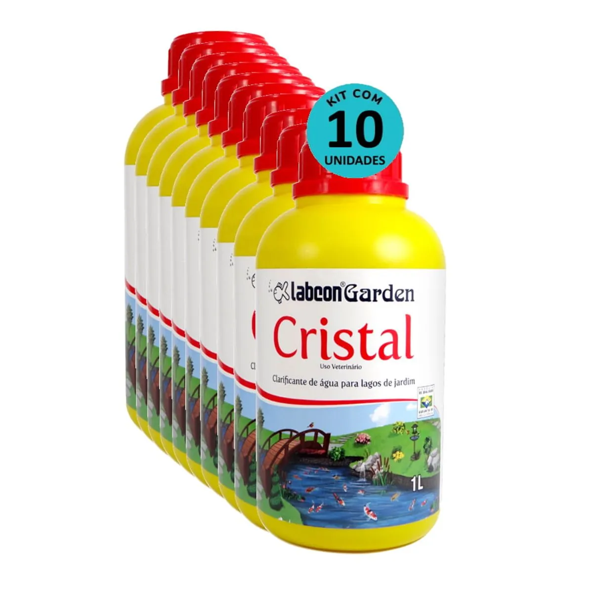 Kit Alcon Labcon Garden Cristal 1L C/ 10 unidades