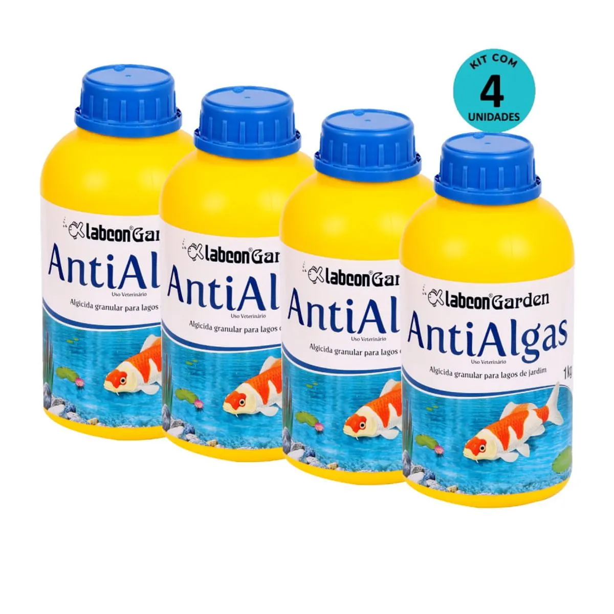 Kit 4 Alcon Labcon Garden Antialgas 1kg