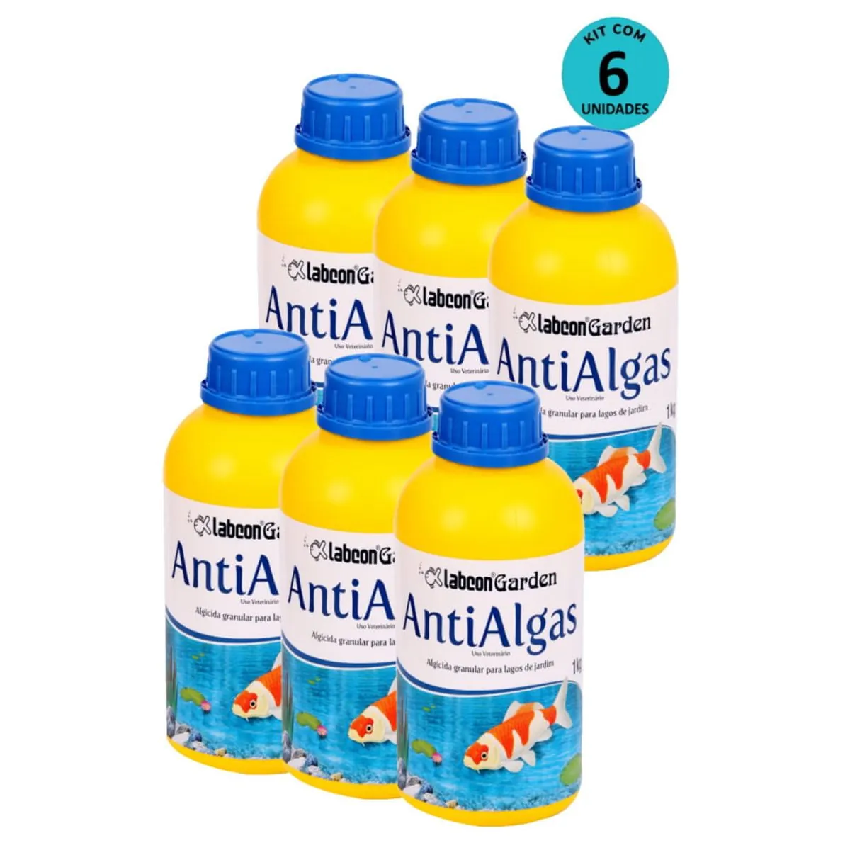 Kit 6 Alcon Labcon Garden Antialgas 1kg