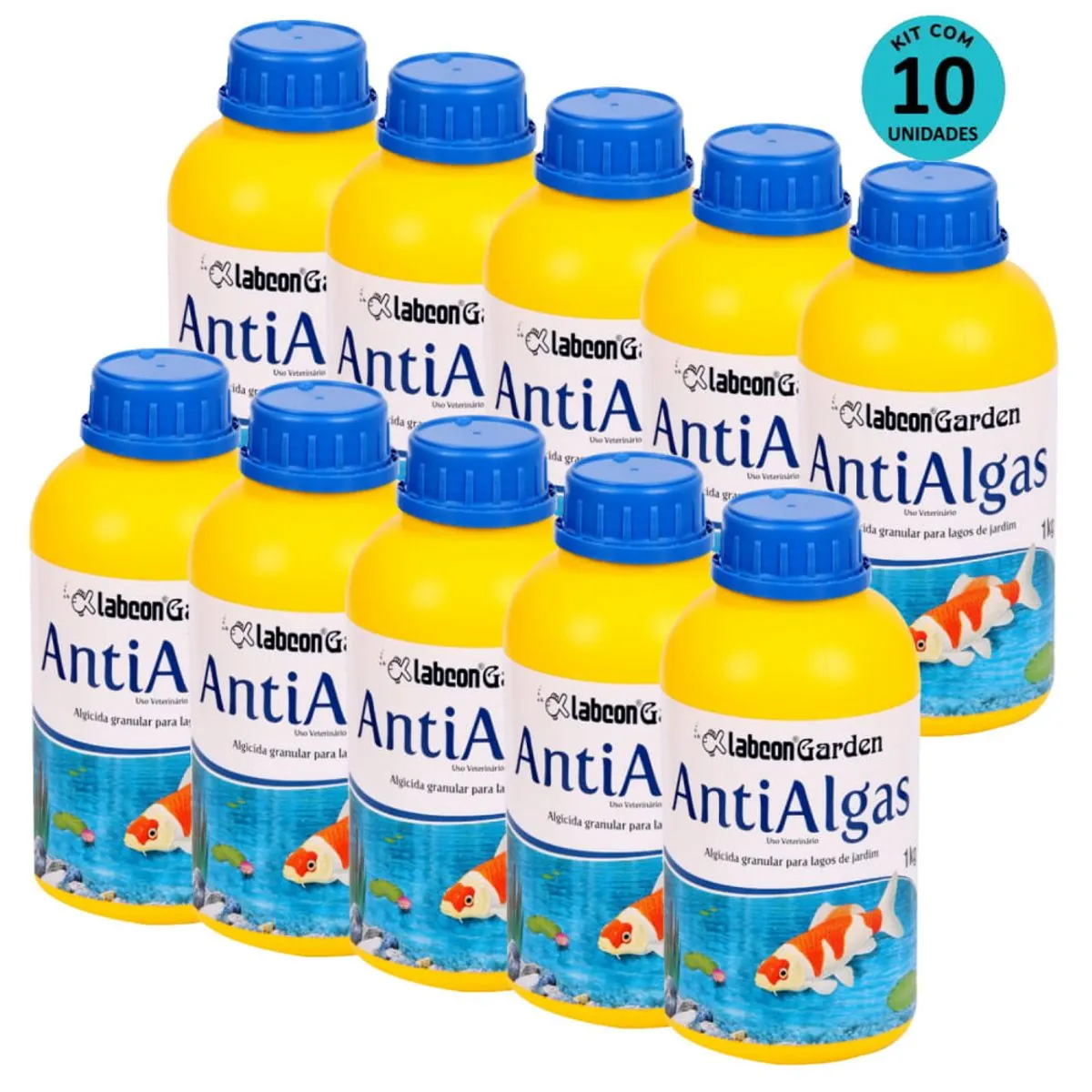Kit 10 Alcon Labcon Garden Antialgas 1kg