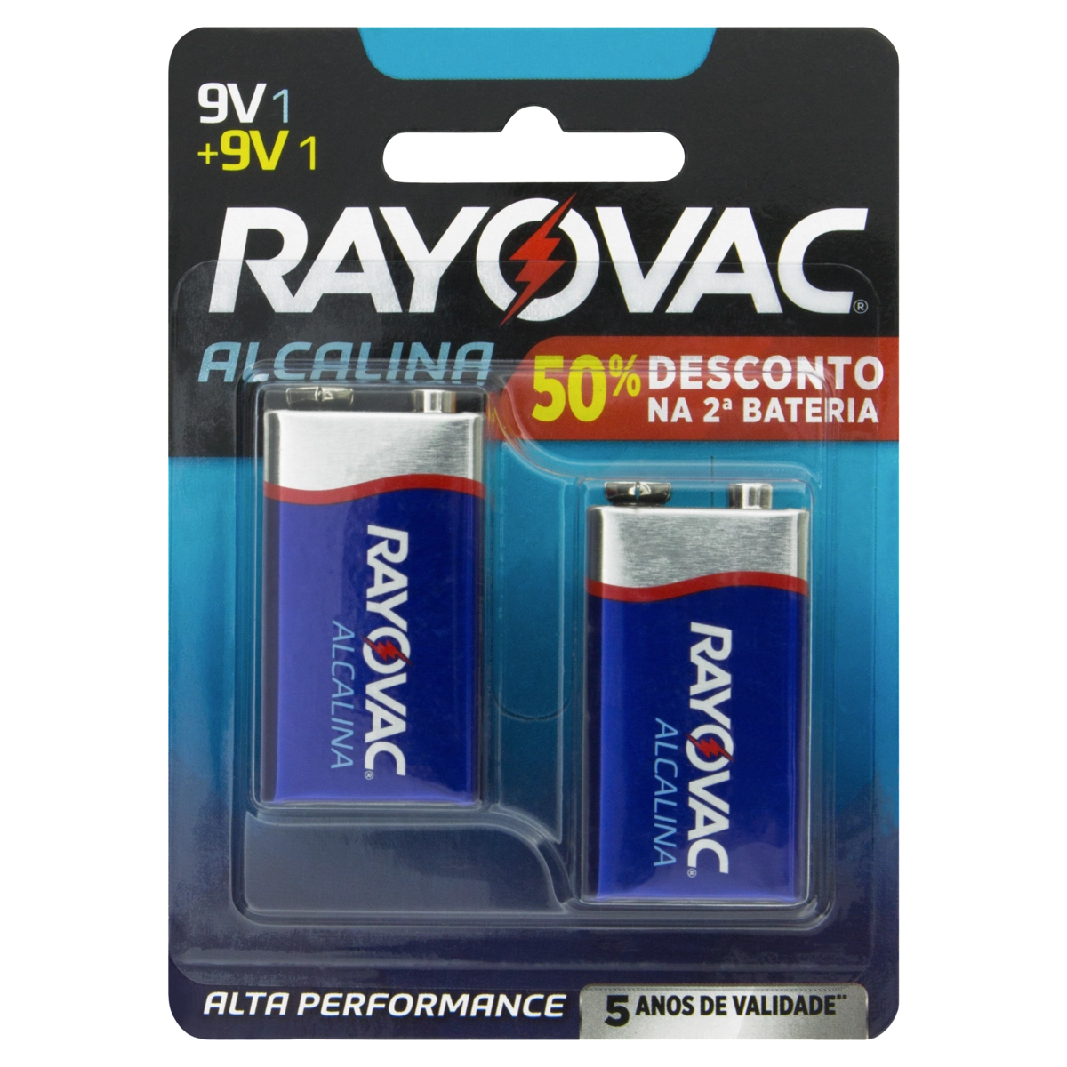 Pilha Alcalina Rayovac 2 Unidades 9v Grátis 50 De Desconto Na 2 Unidade