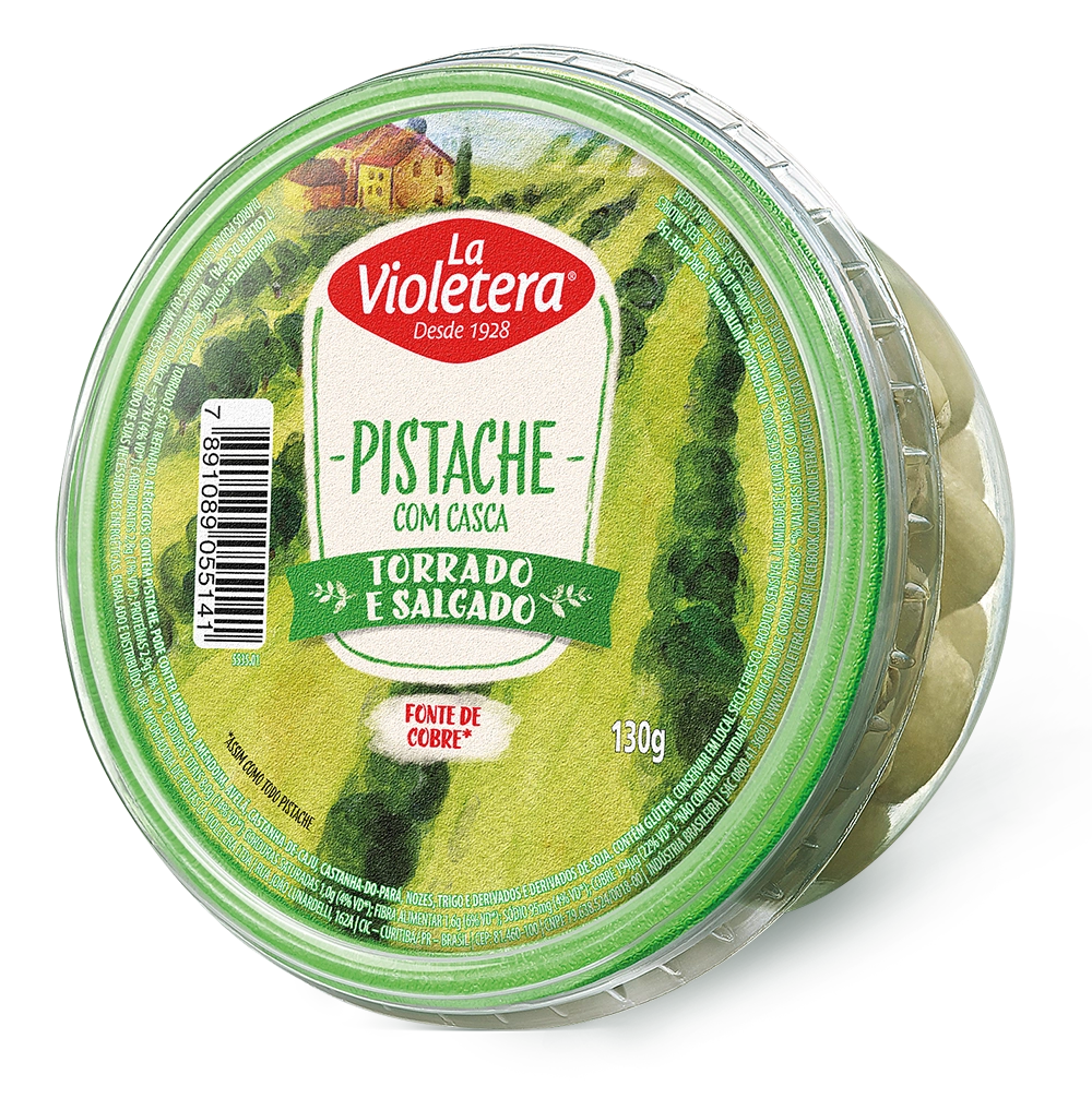 Pistache La Violetera 130gr Tor/salg C/casca Pote
