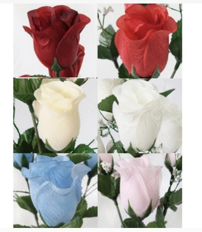 Botao Rosa Medio X5 33cm Ref.07130 H8