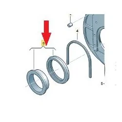 Retentor Traseiro do Virabrequim - MWM/MASTER PARTS 1841938C1