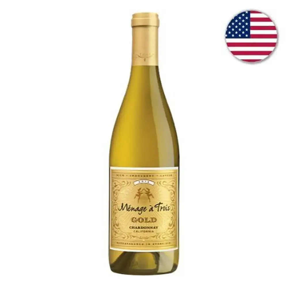 Vn Eua Menage A Trois Gold Chradonnay 750ml