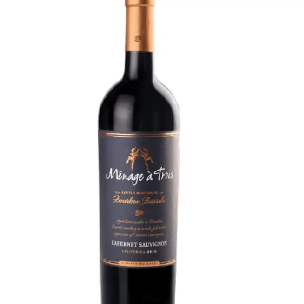 Vinho Tinto Ménage à Trois Bourbon Barrels Sauvignon 750 Ml