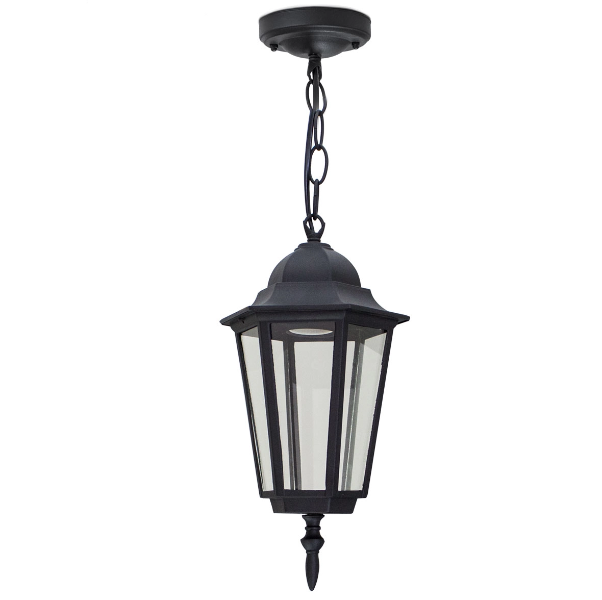 Pendente Colonial Alumínio Vintage E27 Retro Preto St204t