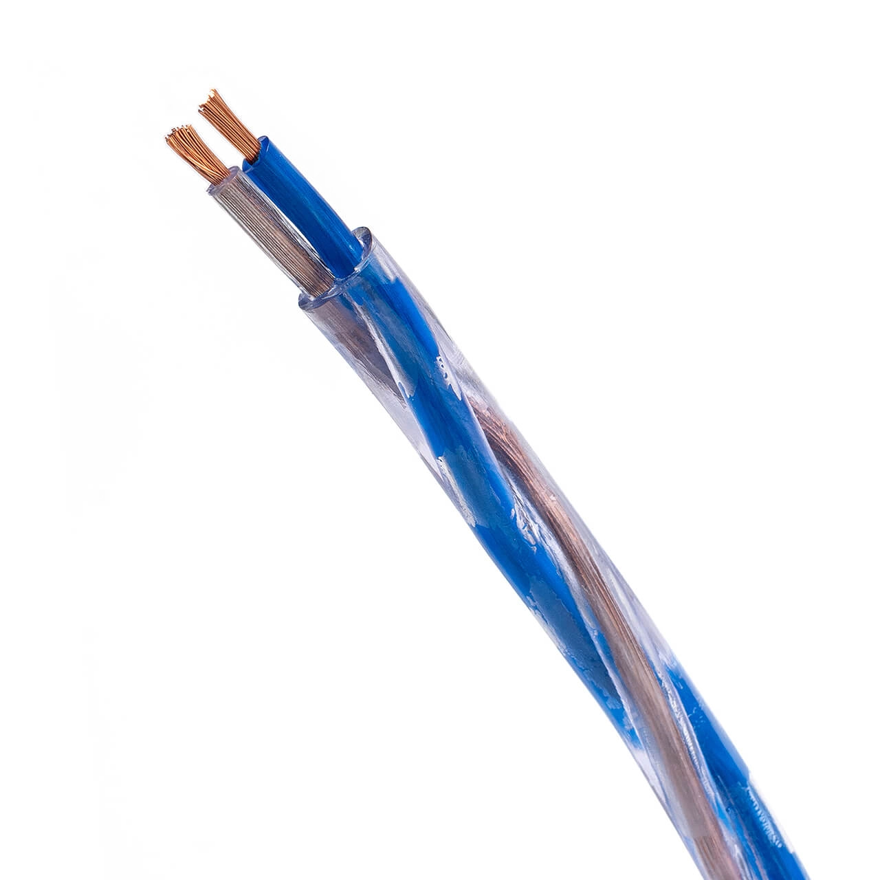 Cabo Twisted Speaker Condutor Hd 2x1,50 Mm² Azul 2 Metros